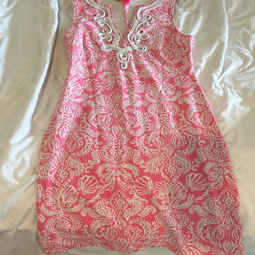 LILY PULITZER pink and white mini dress!!